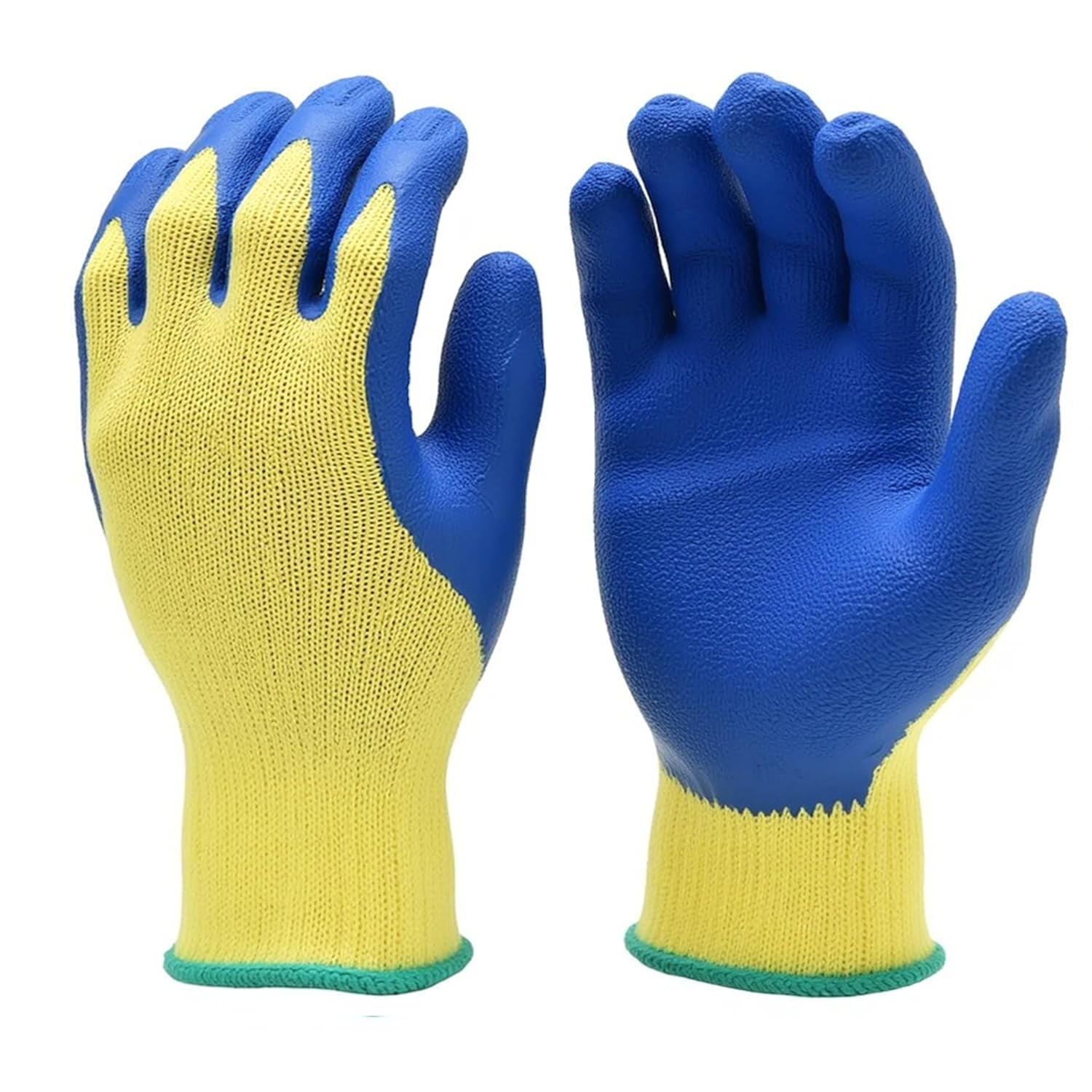 G & F Cut-Resistant 100 Percent DuPont Kevlar Gloves, Color Yellow