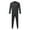 Black, variant on Mens Spring Autumn and Winter Fashion Solid Color Thick Thermal Underwear Set Leggings Bottoming Shirt Autumn Clothes Autumn Pants Night for Men Men's Suit Jacket Prom Suits Men Creme Suit