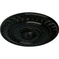 thumbnail image 3 of Ekena Millwork 26 5/8"OD x 2 1/4"P Christopher Ceiling Medallion, Hand-Painted Black Pearl, 3 of 5