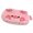 Pink, variant on Deeceymbur Mint Green Two-Tone Checkered Polka Dot Pencil Pouch Large Capacity Stationery Organizer Makeup Travel Bag Side Handle