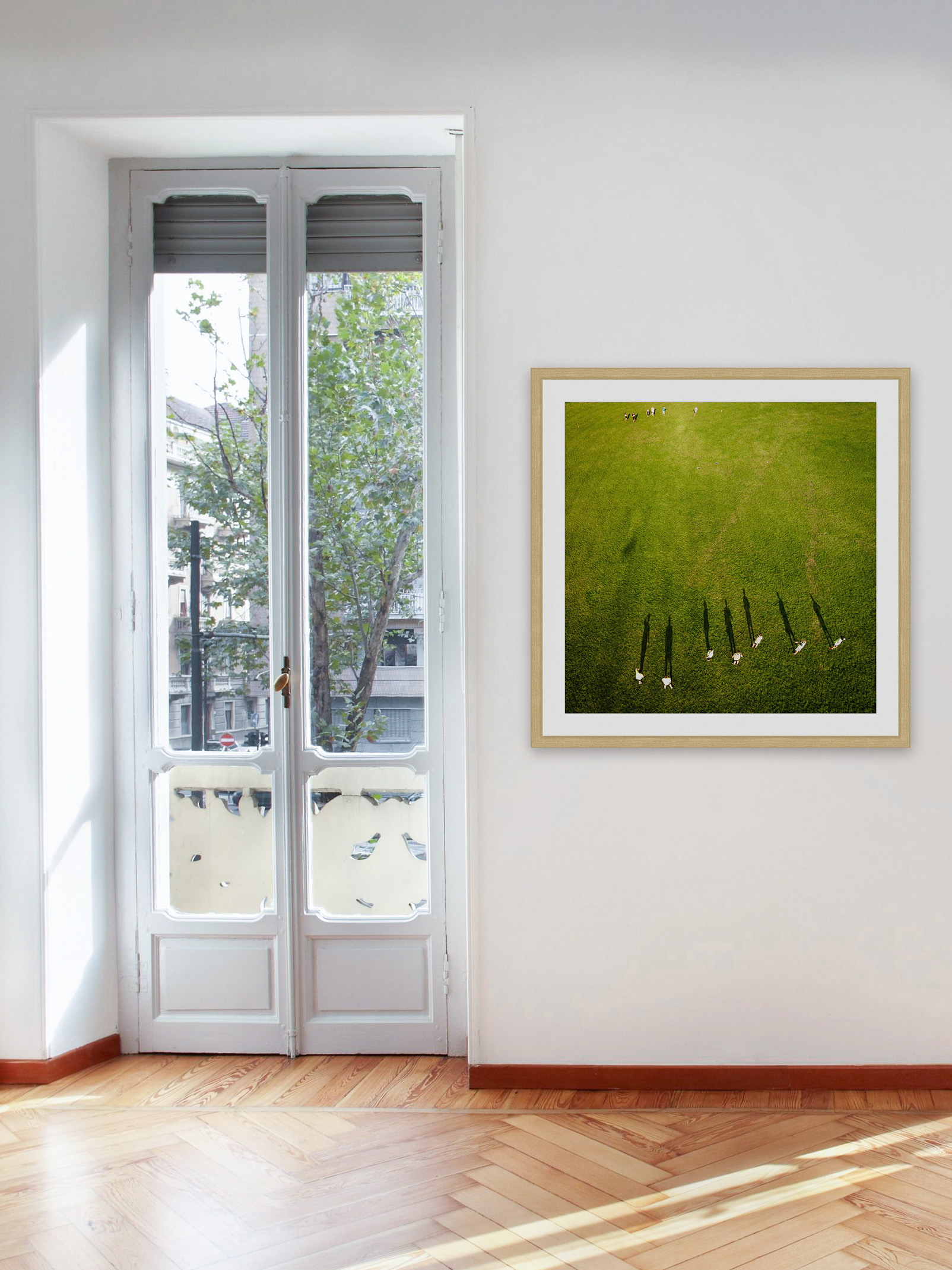 "Casting Shadows" Framed Painting Print