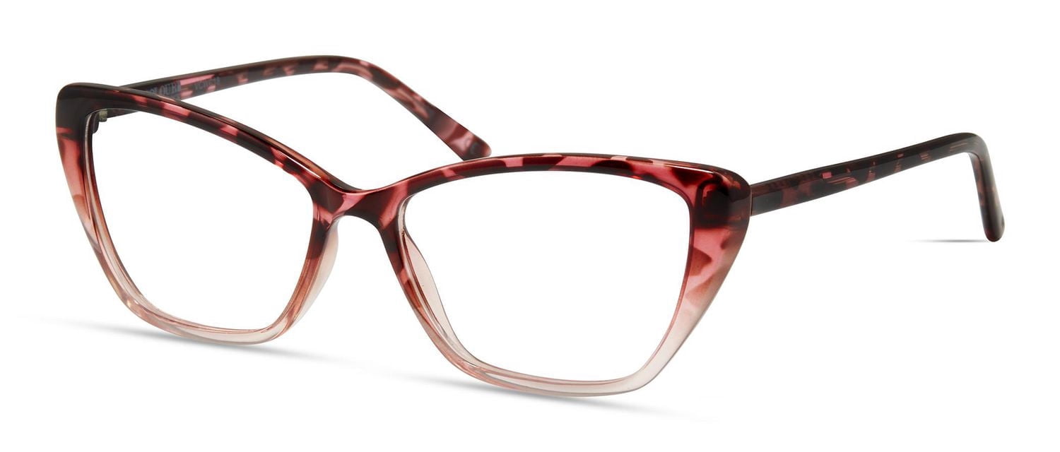 Colour Block Lunettes De Vue Pour Femmes, Vcwc18, Rose Tortue, 53-15-135