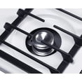 thumbnail image 4 of Summit 30 Inch Gas Cooktop, 4 Burners, Battery Start, White- WNL05IP, 4 of 7