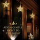 thumbnail image 2 of Lámpara colgante de estrella navideña para exteriores, luz LED para porche que funciona con pilas y tiene cuentas, lámpara colgante de estrella con forma de farol blanco cálido para Navidad, adorno, 2 of 6