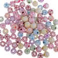 thumbnail image 3 of 100 Uds. espaciadoras de redondas de resina de colores para proyectos hechos a mano 10mm Zulema Cuentas espaciadoras sueltas, 3 of 6