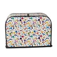 thumbnail image 2 of Yiaed Colorful Spots Print Two Slice Bread Machine Cover, Universal Size Kitchen Appliance Cover for Bread Machine,Bread Machine Cover, 2 of 7