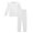 White, variant on Arshiner Toddler Girls 2 Piece Fall Outfits Ruffle Trim Long Sleeve Pullover Sweatshirts and Pants