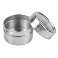 thumbnail image 3 of 9 latas de especias redondas magnéticas de acero inoxidable para cocina, cajas de especias magnéticas de vidrio, fáciles de limpiar y oxidar Shuxiu Wang 9024719154305, 3 of 5