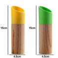 thumbnail image 2 of Salt And Pepper Grinder Set, Manual Wood Pepper Mill & Salt Grinder With Adjustable Coarseness, 2 of 5