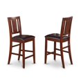 thumbnail image 3 of 3 Pc counter height set- high Table and 2 Dining Chairs, 3 of 4