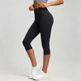 thumbnail image 2 of JnLxul Workout Pants for Women High Waisted Capri Leggings Stretchy Slim Fitting Tight Capris Gym Yoga Pants Trendy(XX-Large), 2 of 6