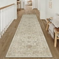 thumbnail image 6 of BERTHMEER 2'x8' Runner Rugs for Hallway Entryway Bathroom Bedroom Kitchen Non Skid Washable Beige Vintage Oriental Traditional Distressed Accent Runner Rugs, 6 of 6