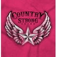thumbnail image 2 of Country Strong Cute Angels Wings Star Hoodie Sweatshirt Women Men Brisco Brands S, 2 of 6