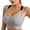 Grey, variant on Women Athletic Bra Strong Support Wide Strap Soft Stretchy Moisture-wicking for Fitness Exercise Practical Athletic Bra