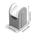 thumbnail image 4 of Adjustable Self Adhesive Shower Head Bracket Wall Mount Showerhead Holder Fixing Stand, Gray,Maoww, 4 of 8