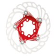 thumbnail image 3 of Strong And Durable 5 Stud Brake Disc, Fine Workmanship Bicycle Floating Brake Disc, For Mountain Bike Cycling Accessory Red, 3 of 8