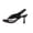 A Black, variant on High Heels Women's Fashionable And Casual Solid Color Pointed Toe Heels Versatile High Heels Shoes Black 37