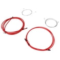 thumbnail image 4 of Bike  Cable And Transmission Cable, Bike Brake Cable Housing Kit Galvanized Wire Core High Carbon Steel Inner Layer Wire Tube  For Small Wheel Bikes Black,Red, 4 of 8