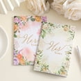 thumbnail image 4 of Bridal Vow Book Set - Pair Of Romantic Flower-Embellished Notebooks (Pink & Green), Pocket-Sized for Wedding Ceremonies & Vow Renewals, Thoughtful Gift for Engaged Couples, 4 of 12