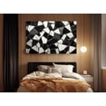 thumbnail image 4 of Black and White Abstract Marble Canvas Wall Art - High-Quality Modern Print - Handcrafted Minimalist Decor - Stylish Wall Art - Gift for Elegant Spaces, 4 of 7