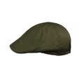 thumbnail image 3 of NYFASHION101 Fashionable Solid Color Unisex Cotton Duck Bill Newsboy Ivy Cap, Olive, 3 of 4