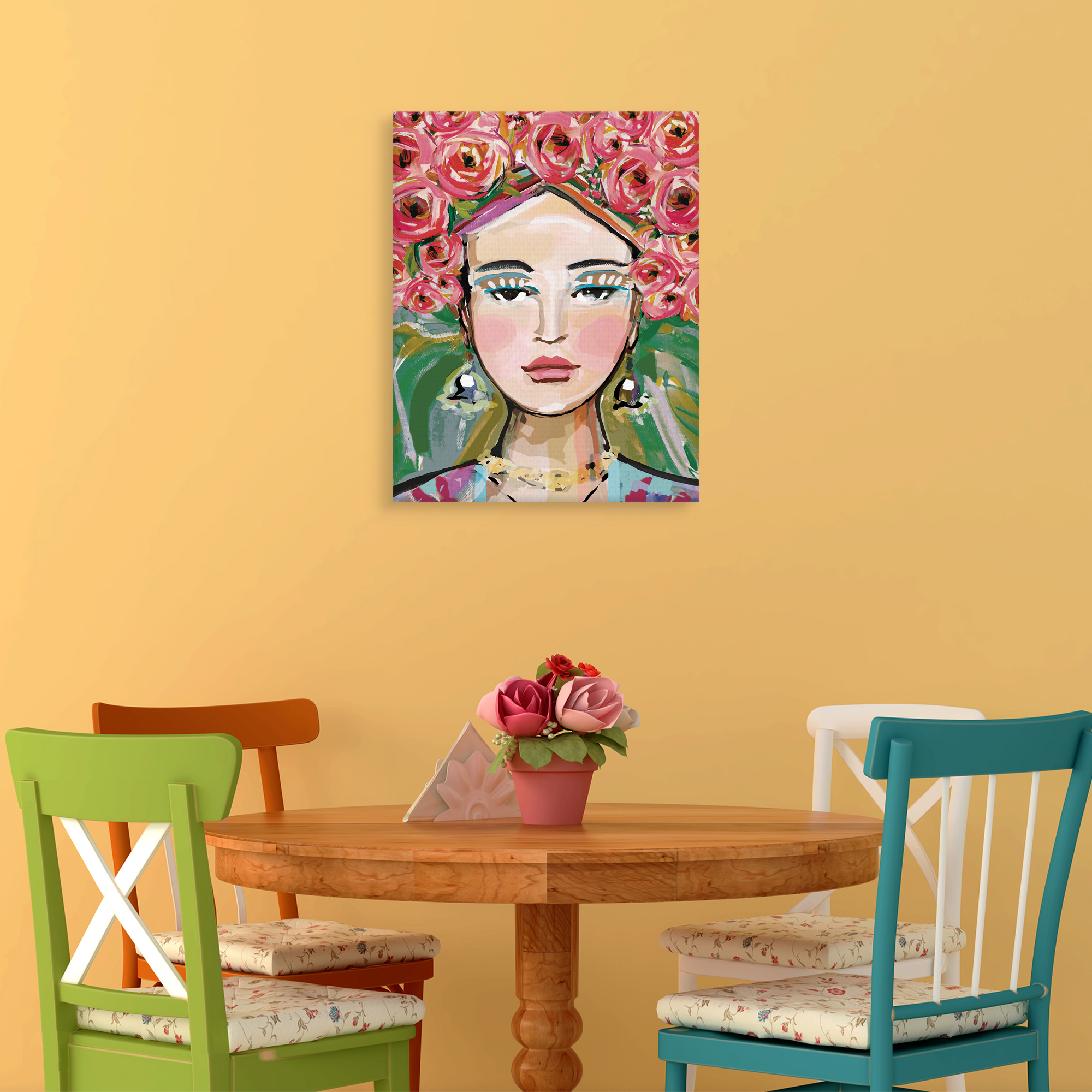 Adelina by Mark Chandon Canvas Art Print