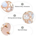 thumbnail image 5 of Phenofice 1Set Round Makeup Brush Storage Tool Golden 9.5x3.7in For Home Decor, 5 of 5