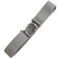 thumbnail image 7 of Falari Womens Stretch Belt Adjustable Web Belt Metal Buckle All Occasion Dress Belt - Light Gray, 7 of 7