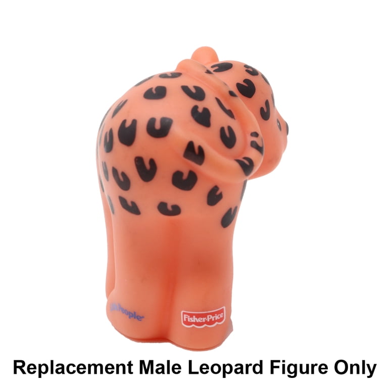 Little People Replacement Part for Fisher-Price Noah's Ark, Zoo or Safari Playset V8254 - Replacement Male Orange and Black Leopard