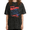 Black-2, variant on UNISHE Women's Coffee Club Retro Line Art Washed Black Tee Crewneck Short Sleeve