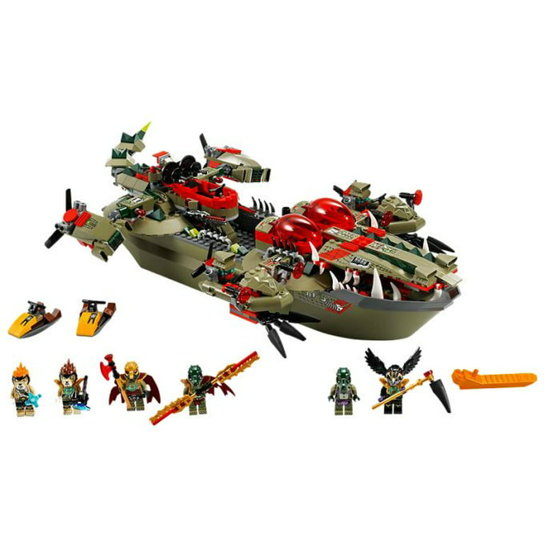 evne Let at forstå Kan ikke læse eller skrive LEGO® Legends of CHIMA® Cragger's Command Ship w/ Minifigures | 70006 -  Walmart.com