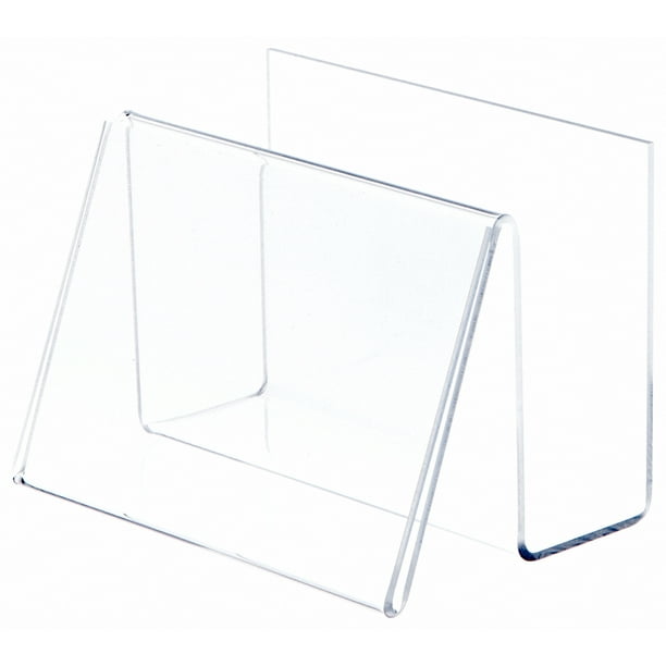 Plymor Clear Acrylic Deluxe Post Card Holder & Display, 6" W x 4.25" D