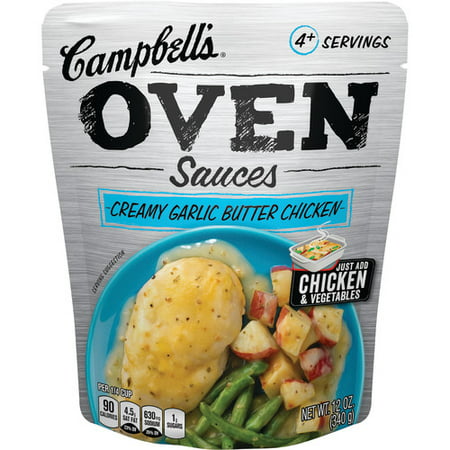 Campbell's Oven Sauces Creamy Garlic Butter Chicken, 12 oz.