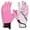 Pink, variant on Youth Football Gloves Kids Sticky Receiver Gloves for Boys Girls Junior Flag Football Gloves with Grip Snug Fit