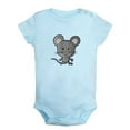 thumbnail image 2 of Animal Clever Mouse Pattern Rompers For Babies, Newborn Baby Unisex Bodysuits, Infant Jumpsuits, Toddler 0-24 Months Kids One-Piece Oufits, 2 of 5