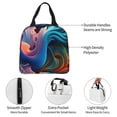 thumbnail image 5 of Lsque Vibrant Fluid Motion Art Pattern Lunch Bag Women/Men Insulated Lunch Box,Small Leakproof Cooler Food Lunch Containers Reusable High Capacity Lunch Tote Bags, 5 of 6