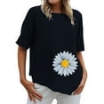 thumbnail image 1 of Birdeem Mode Femmes Été Décontracté Manches Courtes Col Rond Blouse Imprimée T-Shirt, 1 of 4