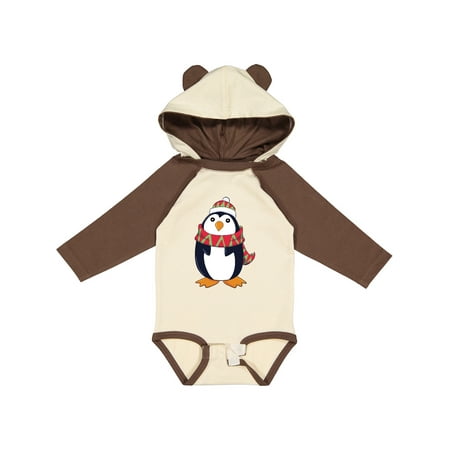 

Inktastic Cuddly Christmas Penguin Gift Baby Boy or Baby Girl Long Sleeve Bodysuit