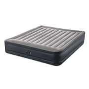 Intex Dura Beam Deluxe Blow Up Air Mattress Bed with Built In Pump, King