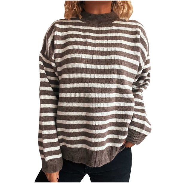 Ailaofu Women's Sweater-Hampstead Narrow Stripe
