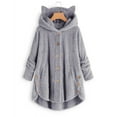 thumbnail image 6 of European and American button hooded cat ears plush top, 6 of 9