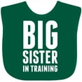 thumbnail image 3 of Inktastic Big Sister in Training Girls Baby Bib, 3 of 4
