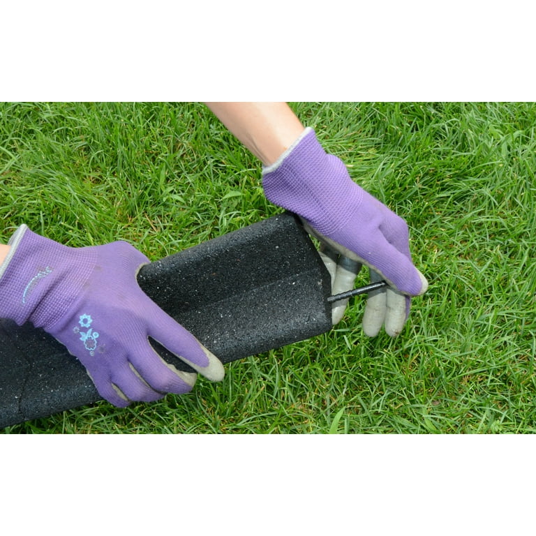 Eco Border 3" x 48" Black Rubber No Dig Landscape Garden Border Edging (Pack 6)