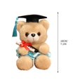 thumbnail image 3 of Moocorvic Graduation Bear Class of 2025 Graduation Plush Bear Gift Kindergarten Stuffed Animal Doll Graduation Gifts for Her 7.1 Inch, 3 of 7
