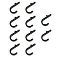 thumbnail image 2 of Storage Hook Kit 10-Pack J Hook, U Hook, Double Ended Threaded Utility Hangers for Tool Organization - Garage, Shed & Wall Mount Accessories for Space Saving Storage Solutions, 2 of 4