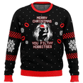 thumbnail image 2 of Suéter navideño feo de anime para hombres y mujeres, El señor de los anillos, Filthy Hobitses, camisetas de anime de dibujos animados, sudadera con capucha para parejas, 2 of 4