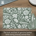 thumbnail image 5 of Luxurious Flower Fest Vegan Leather Placemats 4 Pack Look and Feel of Genuine Leather Infused with Copper, 5 of 6