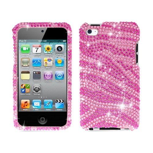 Gecko Gear Pink GLOW in the Dark Case w/ Anti-Glare Guard for iPod Touch 4G 