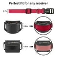 thumbnail image 3 of DOGLinsen Shock Collar Replacement Strap, Dog Training Collar Replacement Strap, 3/4 Inch Replacement Collar for Delupet Bousnic Patpet Hkzooi Dog Care Nikketta Yawpet Maisoie Educator - Red & Pink, 3 of 10