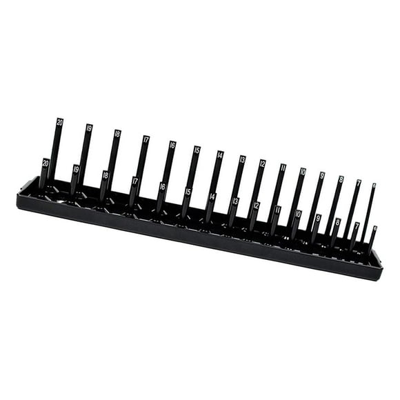 Clavijas de almacenamiento DYNWAVEMX Organizadores de zócalo de Plástico ABS 0.375 pulgadas negro